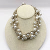 MELA Triple Cord Pearl Necklace