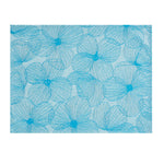 Le Jacquard Francais A La Carte Fleurs Papillons Blue Placemat