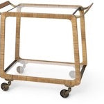 Palecek Woodfoord Bar Cart