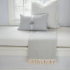 Turkish Cotton Herringbone Throw With Tassels