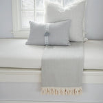 Turkish Cotton Herringbone Throw With Tassels