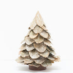 Frosted Butterfly Leaf Cone Tree 18"