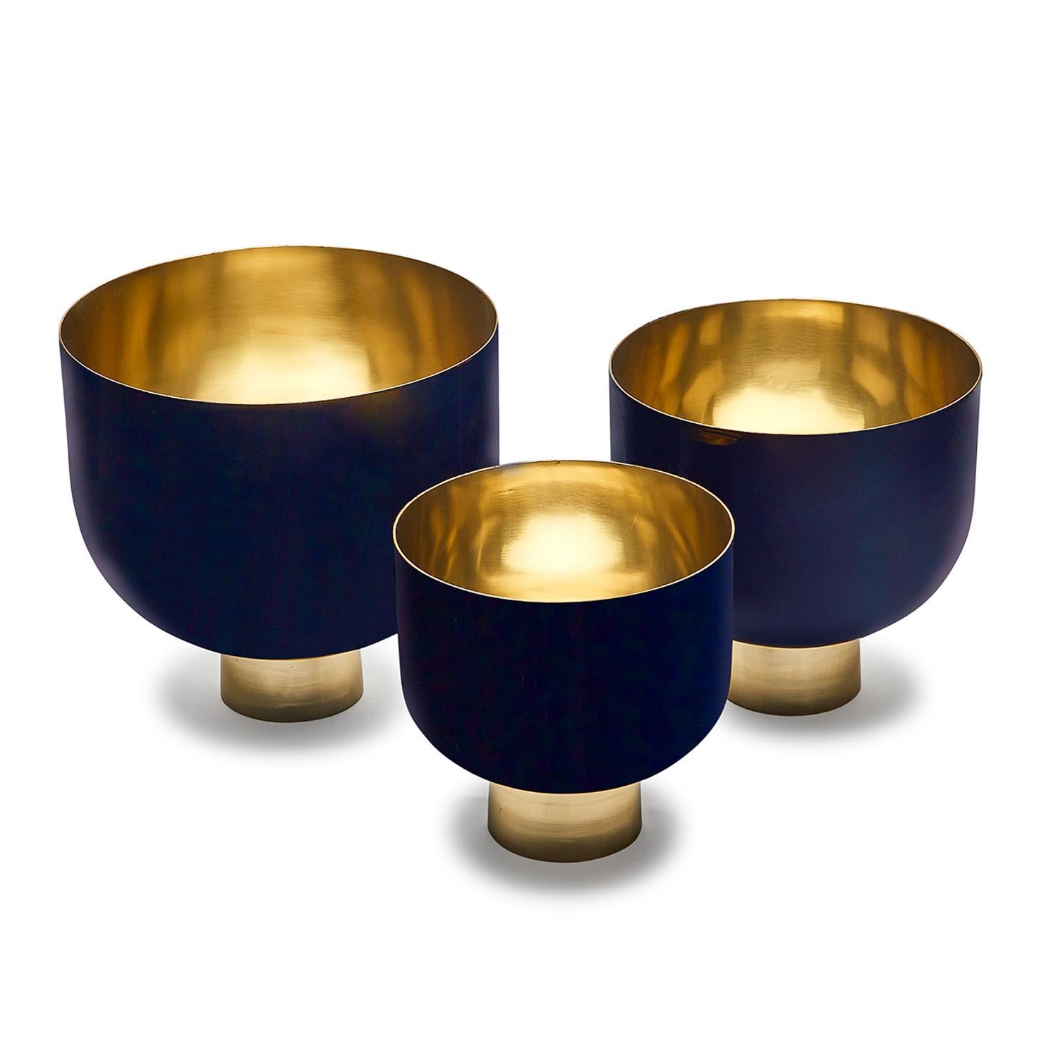 Opus Bowls with Gold Base