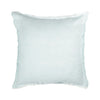 Light Aqua Fringe So Soft 20x20 Linen Pillow