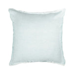 Light Aqua Fringe So Soft 20x20 Linen Pillow