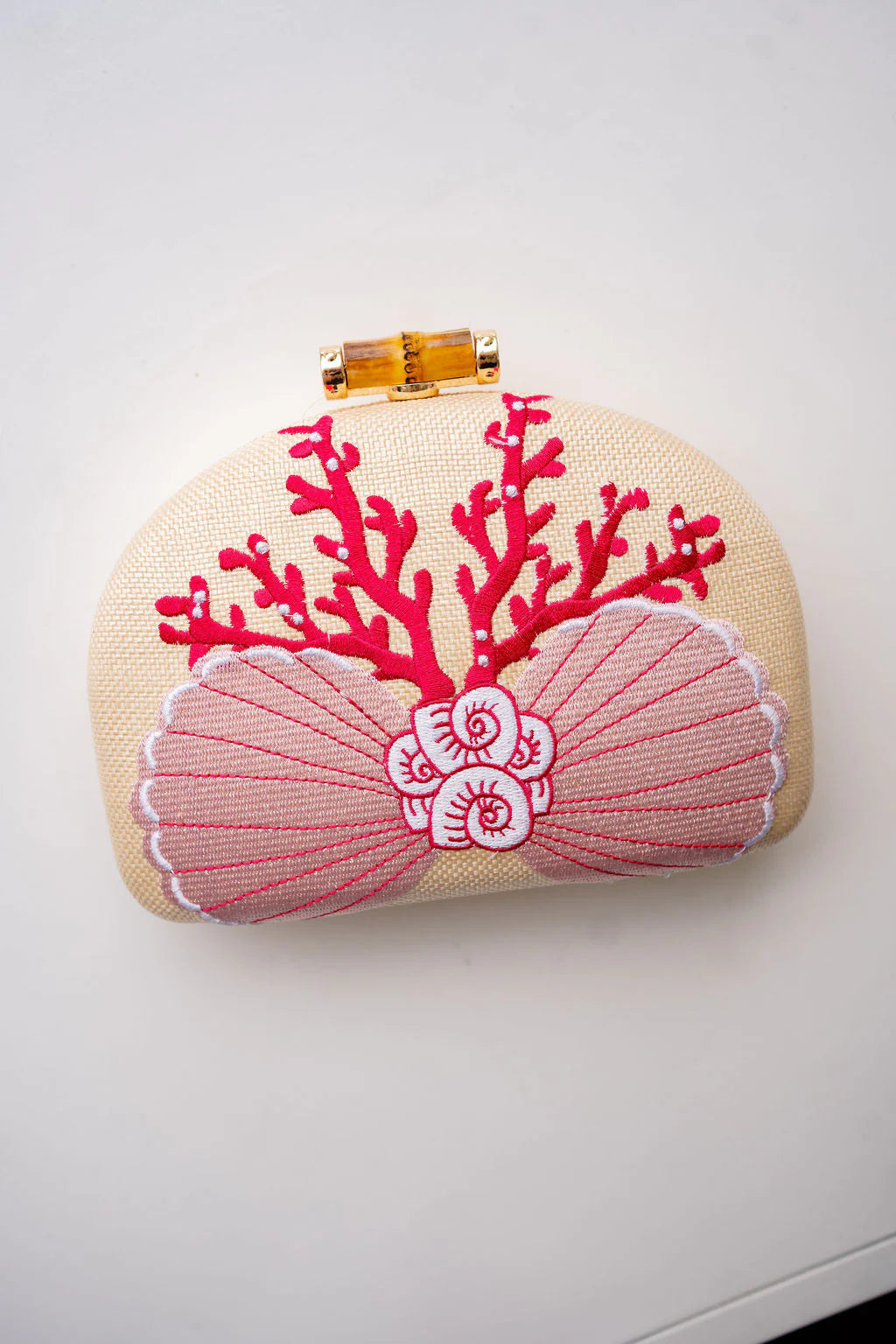 Coral & Shell Clutch (2 Colors)