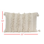 Hand Woven Ramona Pillow 14"x22"