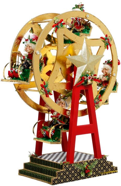 Mark Roberts North Pole Ferris Wheel with Elf - 36.5 Inches