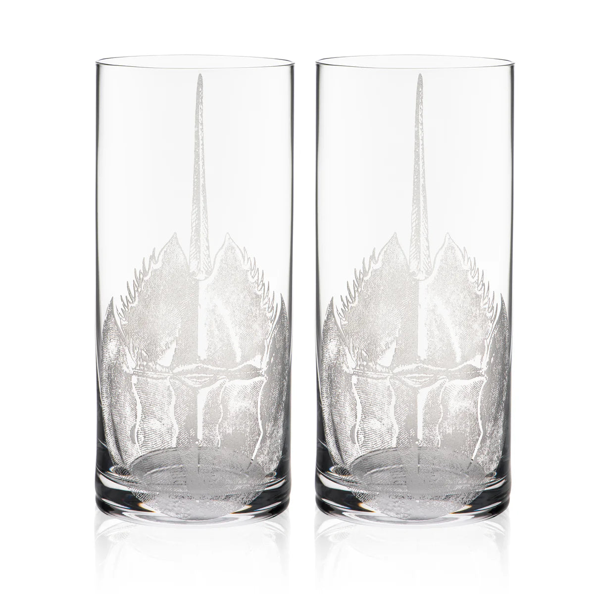 Caskata - Horseshoe Crab Highball Glasses (Sold Individually)