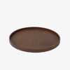 Moore & Giles Round Leather Tray Baldwin Oak