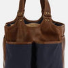 Moore & Giles Belle Picnic Totes Ventile Navy and Baldw
