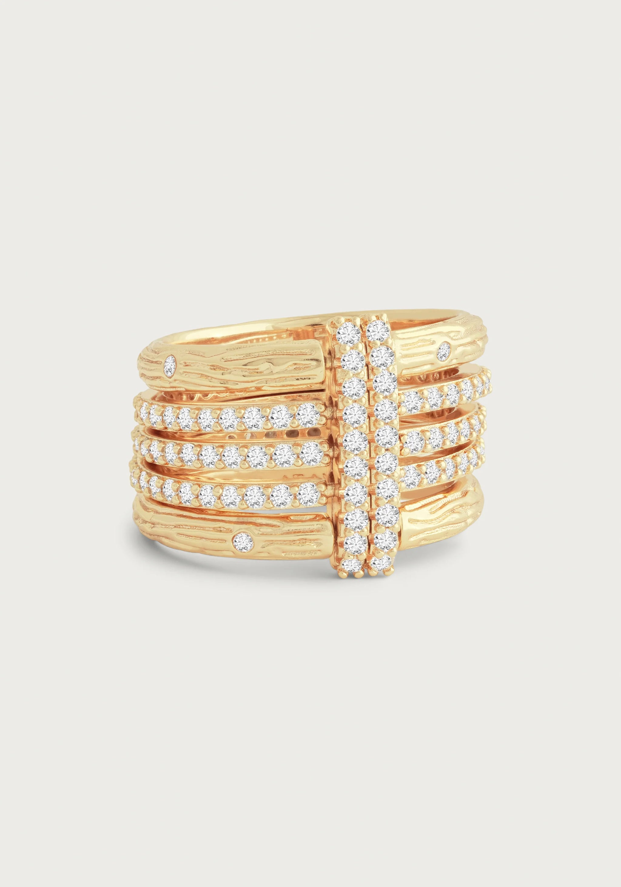 Anabel Aram Enchanted Forest Multi Stack Ring - Size 8