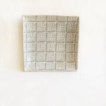 Terrafirma Square Tray Rattan Charcoal 9"