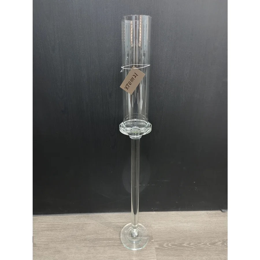 Winward Crystal Single Pillar Candlestick (Multiple Sizes)