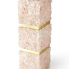 Pink Quartz Candleholder