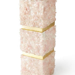 Pink Quartz Candleholder