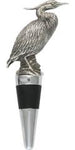 Pewter Blue Heron Bottle Stopper