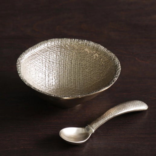 Giftables Sierra Modern Chelsea Petit Bowl with Spoon (Gold)