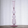 Glass Cambridge Emma 10.5" Candlestick Holder (Light Pink)
