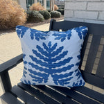 Schumacher Palma Sola Navy Pillow