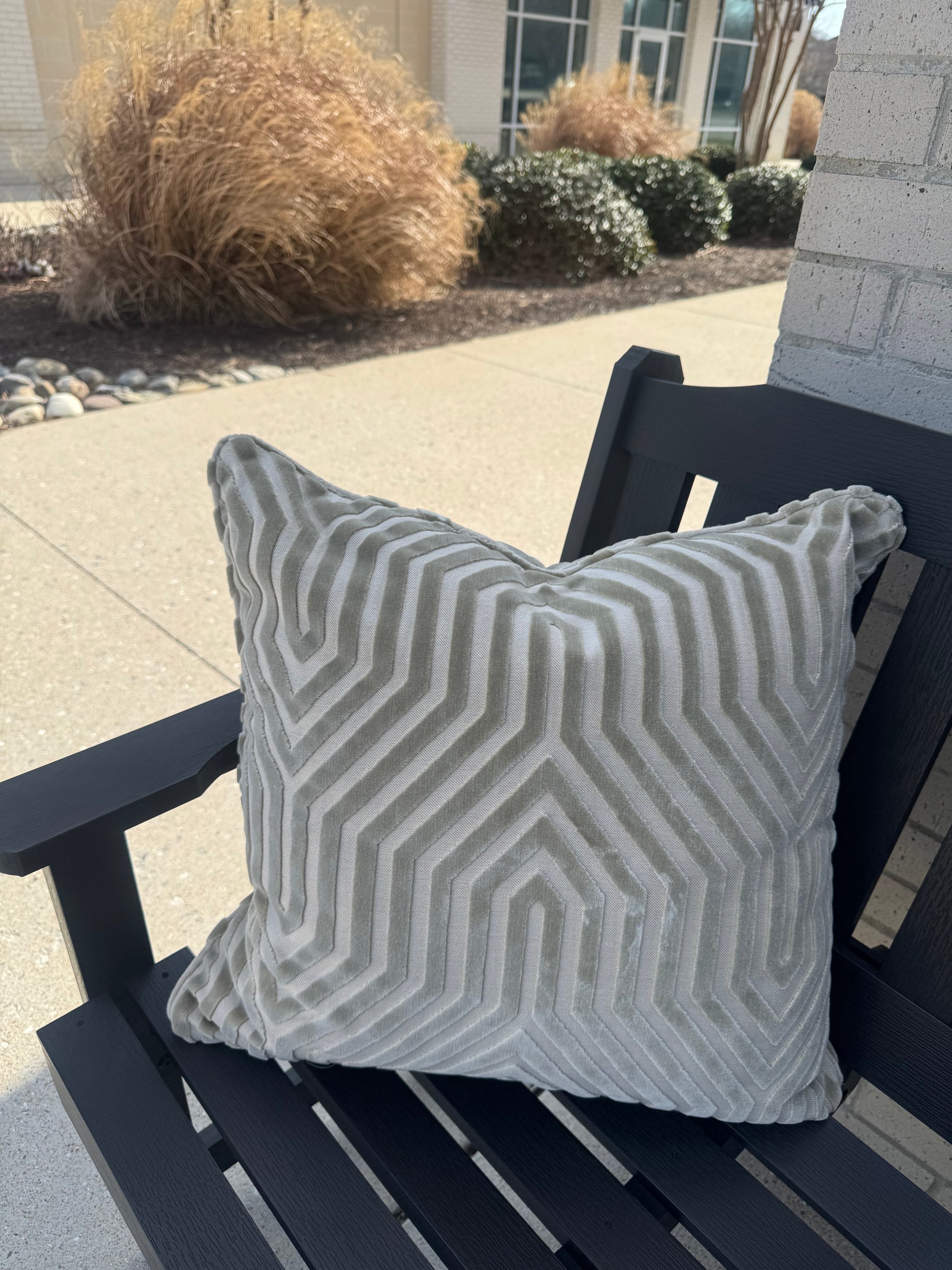 Schumacher Vanderbilt Velvet Pillow