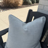 Schumacher Pacifica Pillow in Ocean Blue