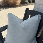 Schumacher Pacifica Pillow in Ocean Blue