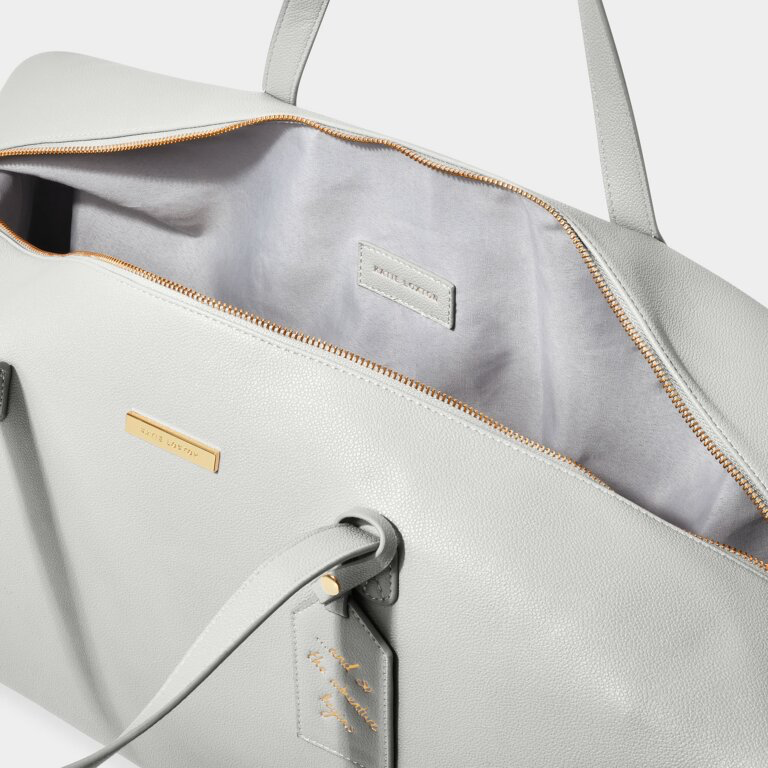 Weekend Holdall Bag | Grey | 30 X 53 X 25Cm