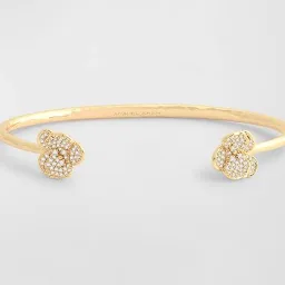 Anabel Aram Orchid White Pave Bangle