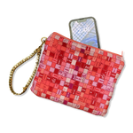 Vintage Silk Scarf Wristlet Bag