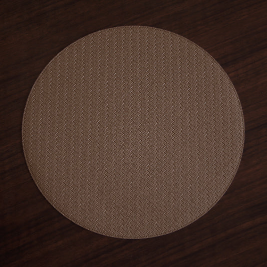 Vida Metallic Snakeskin Reversible 15" Placemats Set of 4 (Copper and Bronze)