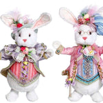 Mark Roberts Mr and Mrs Sweet Fluffy Rabbit 14-15” Sold Individually