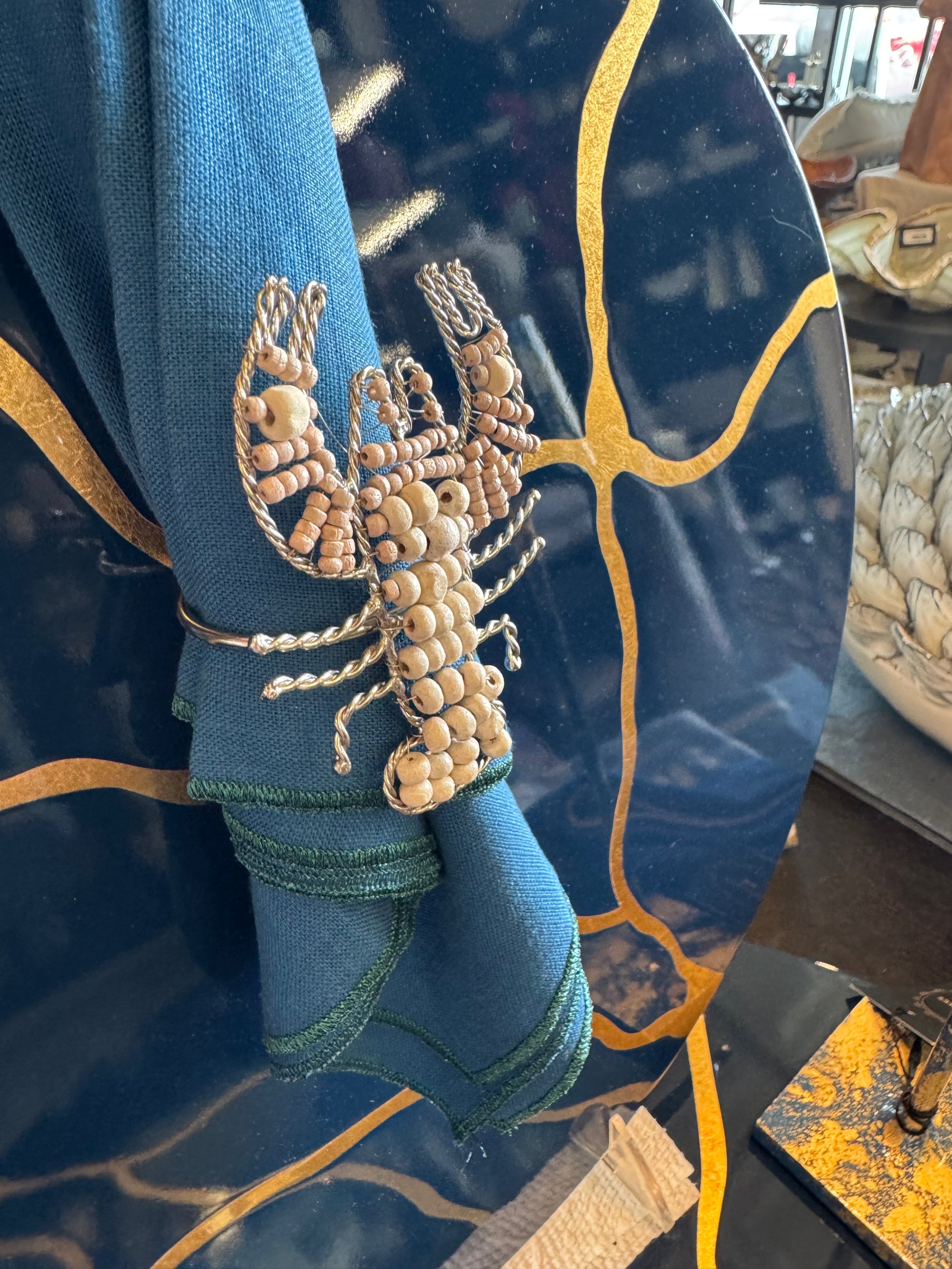 Rightside Lobster Napkin rings