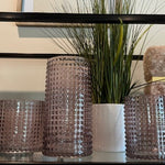 Pink Glass Vases (Multiple Sizes)