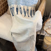 Bertozzi Panerea Wave Linen Table Runner 20X98