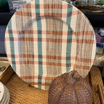 Rustic Plaid Plate Charger