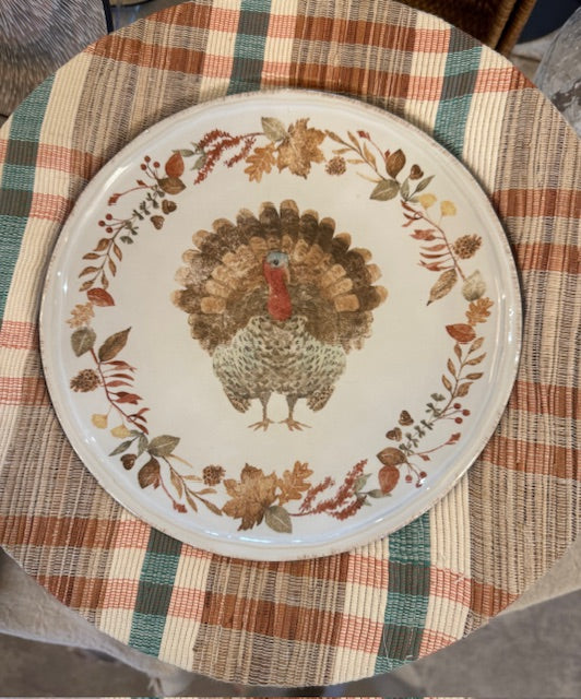 Rustic Plaid Plate Charger