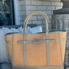 Spencer Raffia Tote Bag