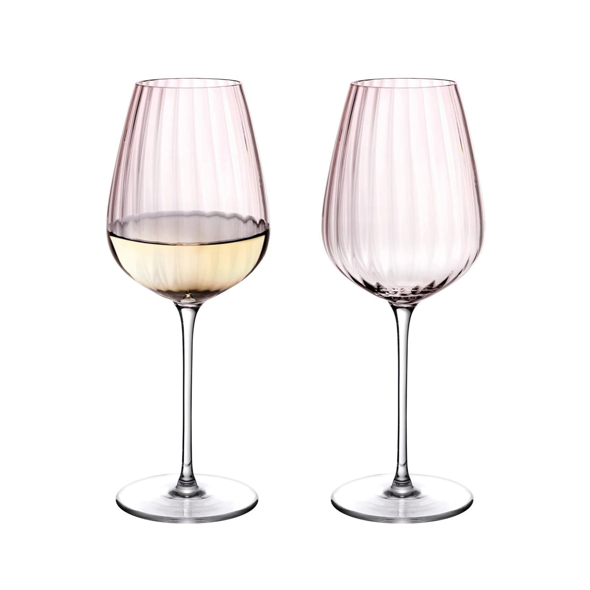 Round Up S/2 Dusty Rose Wine