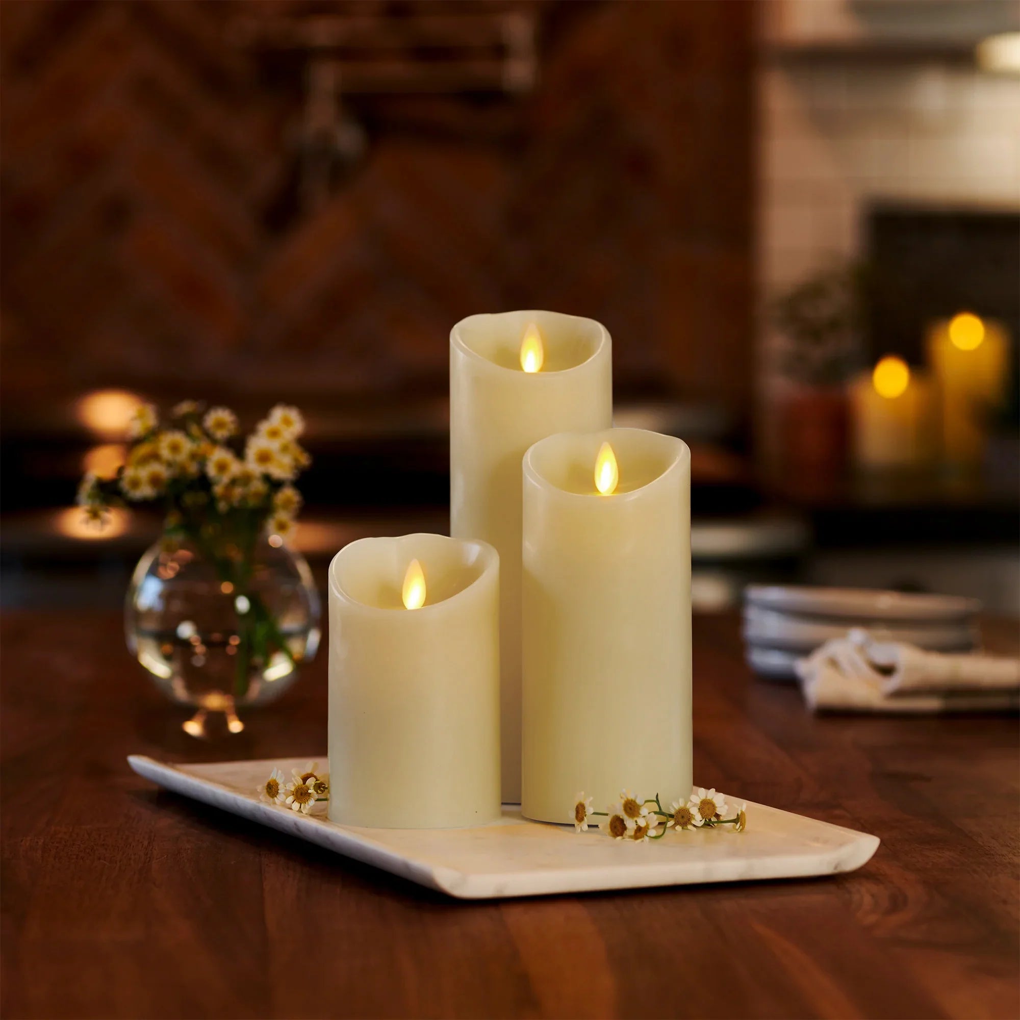 Luminara Ivory Flameless Candle (Multiple Sizes)