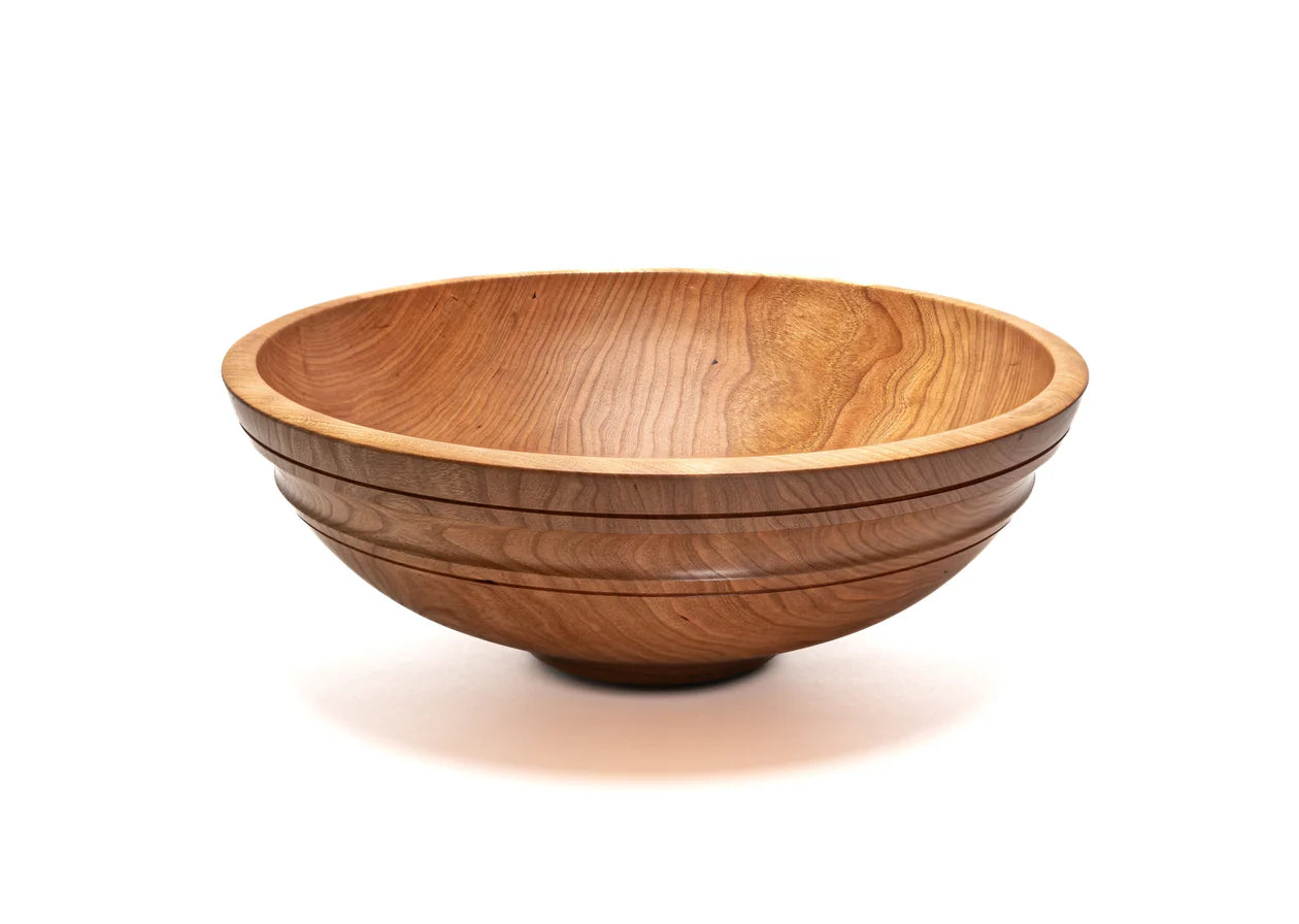 Andrew Pearce Large Willoughby (round with ridge) Wooden Bowl