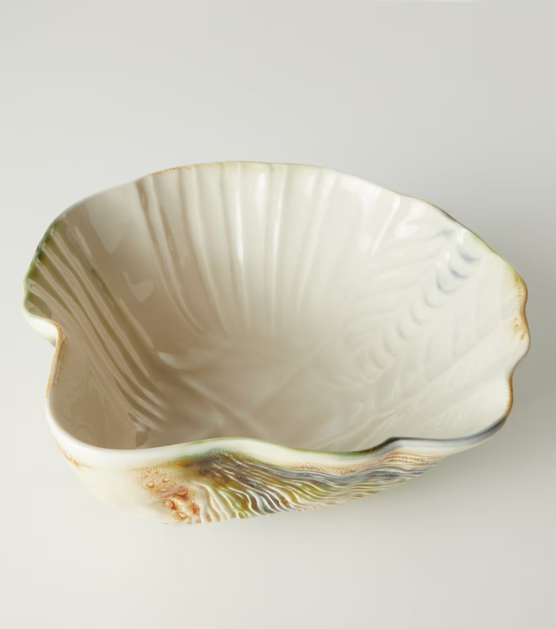 Bordallo Pinheiro Oysters and Scallops Salad Bowl