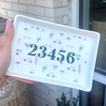 Toss Designs - Ceramic Zip Code Tray - Surf's Up