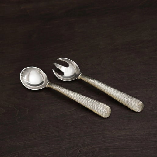 Sierra Modern Fina Salad Servers (Gold)