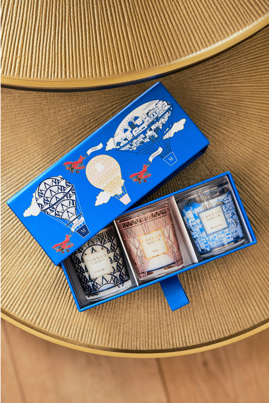 Baobab Trio Travel Candles My First Baobab Manhattan-Pair-Mykonos
