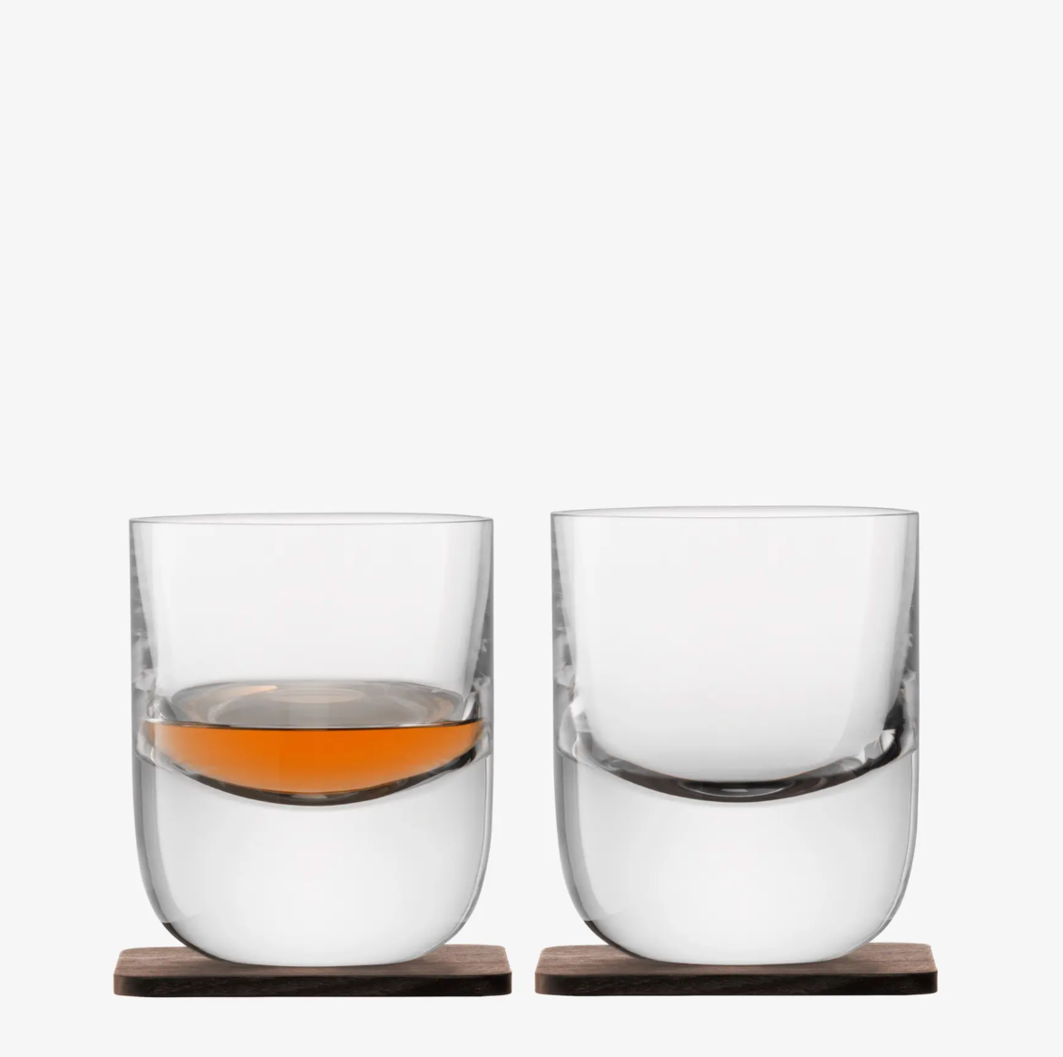 LSA Whiskey Renfrew Tumbler & Walnut Coaster (Set of 2)