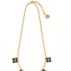 Capucine De Wulf Clover Multi Station Necklace, 16"+2" - Blue Labradorite