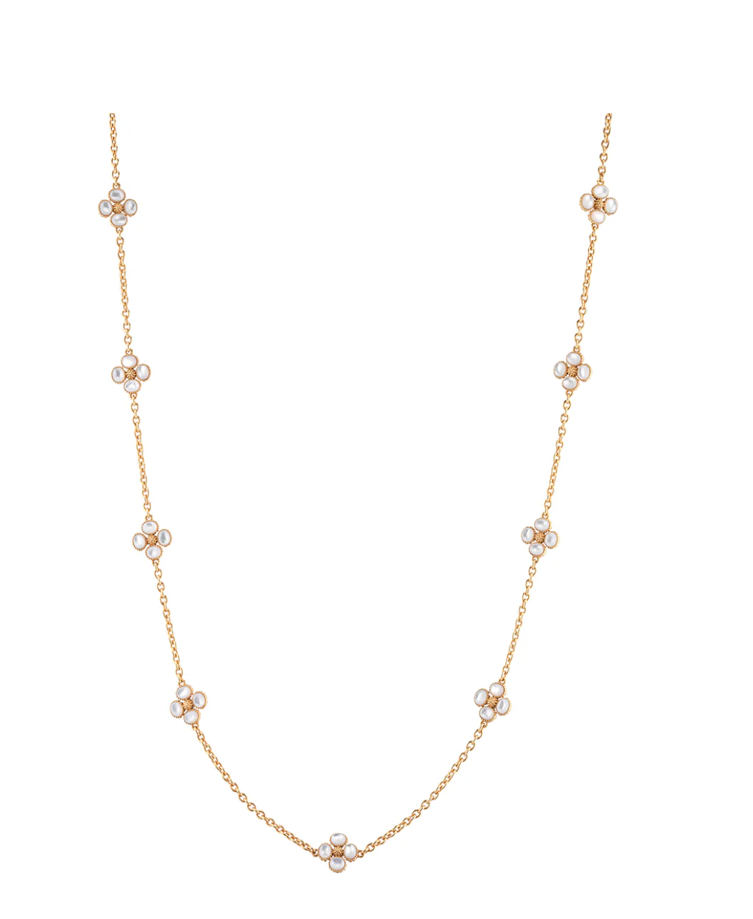 Capucine De Wulf Berry Clover Double Sided Necklace