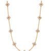 Capucine De Wulf Clover Double Sided Necklace, 16"+2" - MOP