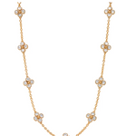 Capucine De Wulf Clover Double Sided Necklace, 16"+2" - MOP